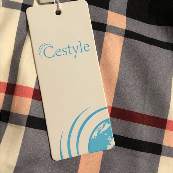 New Plaid plus size blouse - Picture 8 of 12